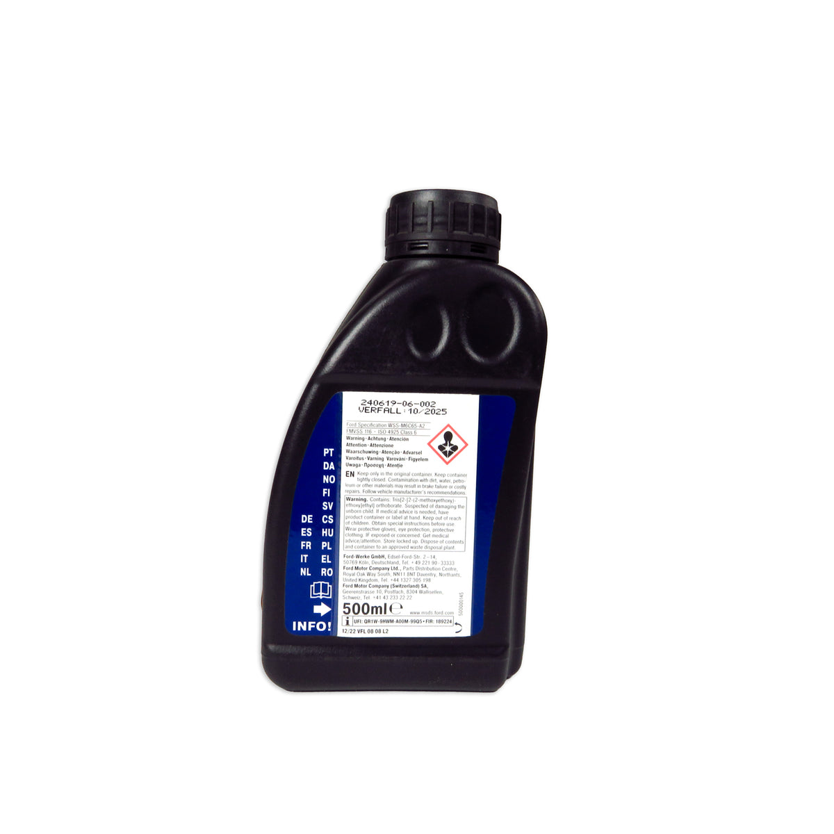 LIQUIDO FRENO DOT4 500 CC