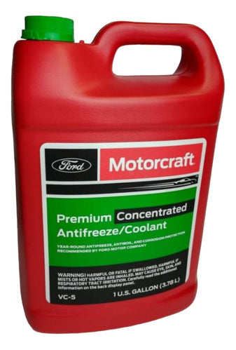 Refrigerante Coolant Vc-5 Ford Motorcraft Verde 3,78 Lt