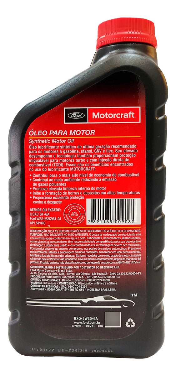 Kit Mantención Ford Fusion 2.0 Ecoboost Aceite + Filtro