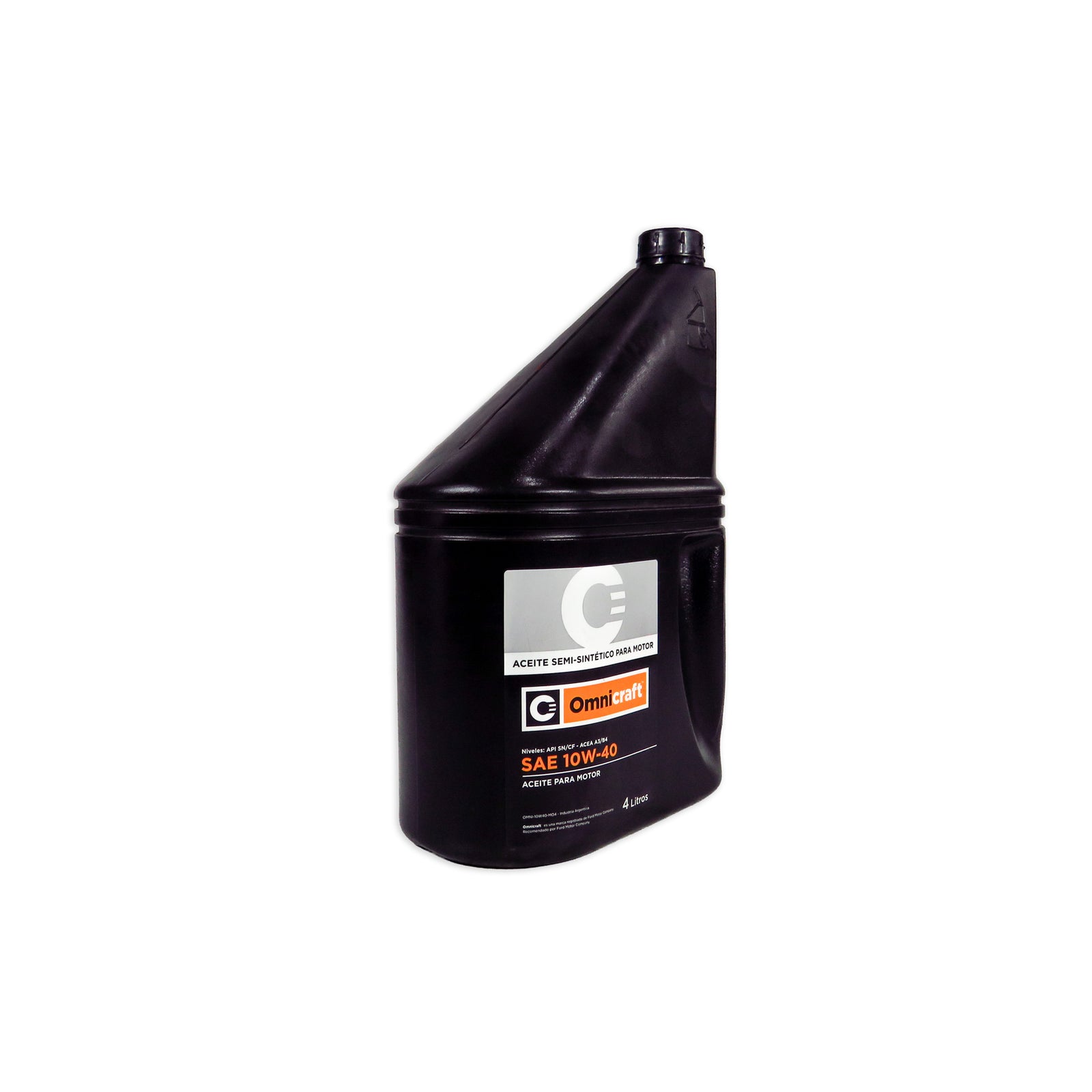 Aceite Motor 10w40 Acea A3/b4 Semi Sintético Omnicraft 4 Lts