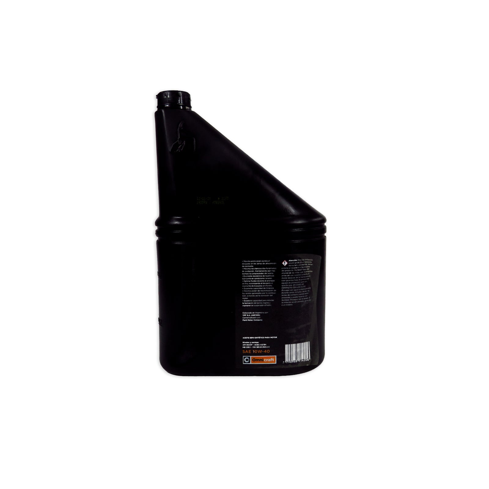 Aceite Motor 10w40 Acea A3/b4 Semi Sintético Omnicraft 4 Lts