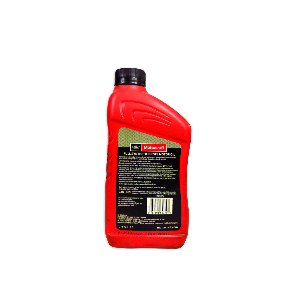 ACEITE 5W40 DIESEL946CC RANGER 3.2D/ECOSPORT1.5D/TRANSIT2.2D