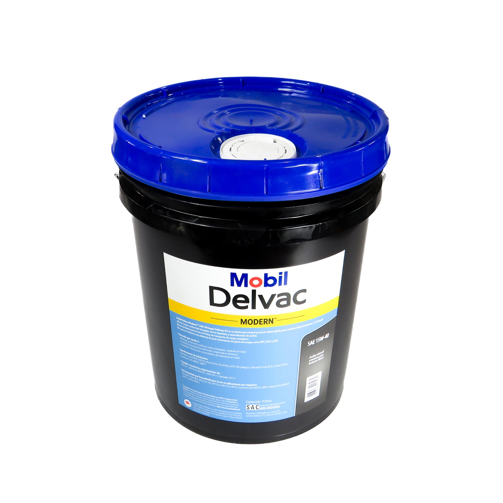 Mobil Aceite Motor Diesel 15w40 Delvac Mx 19 Litros
