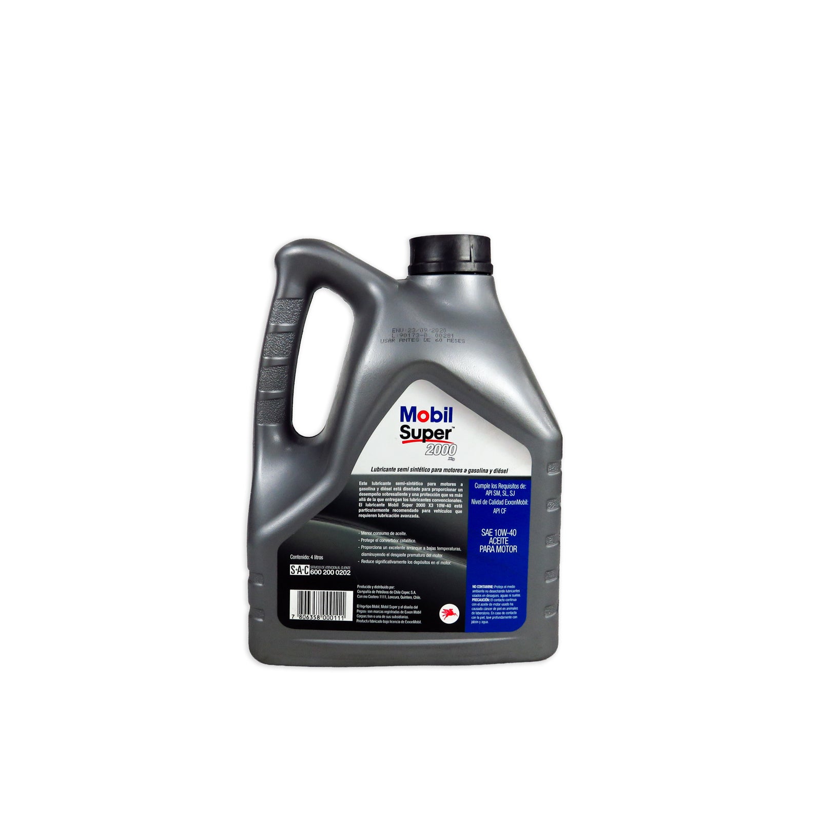 Aceite Mobil Super 2000 10w40 Semi-synthetic 4l