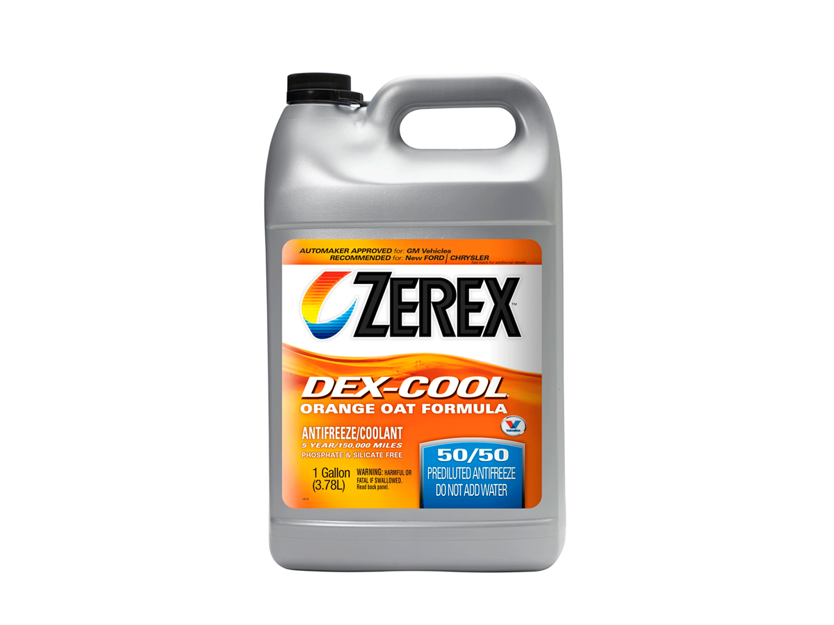 Refrigerante 50/50 Valvoline Zerex Dex-cool Naranja 3.7 Lt