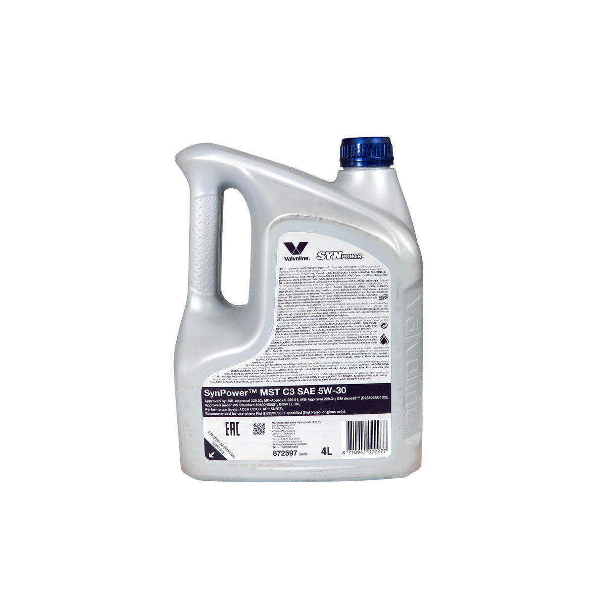 ACEITE 5W30 FULL SYNTHETIC SYNPOWER DPF