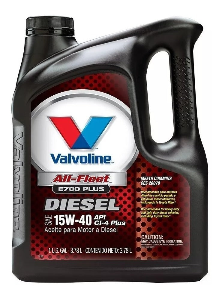 Aceite 15w40 Valvoline Api Ck-4 Diesel All Fleet Plus 3.7 Lt