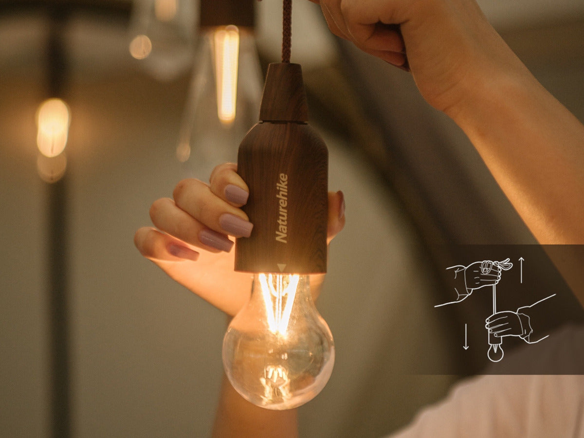 Luz Exterior Led Impermeable 170x50mm - Madera / Tipo Usb