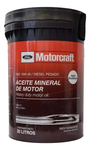 Aceite Motor 15w40 Diesel Api Ci-4 Plus Motorcraft 20 Litros
