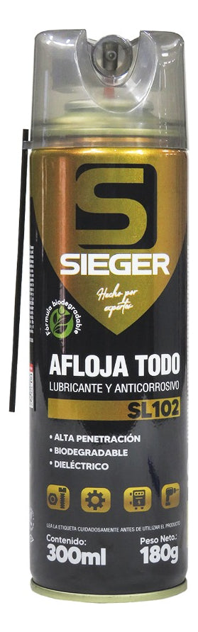 Desengripante Multiuso Afloja Todo Sieger Sl102 300ml