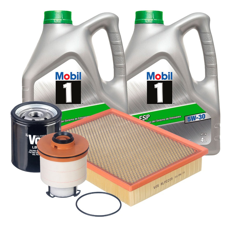 Kit mantención toyota hilux 2.8 Aceite + Filtros
