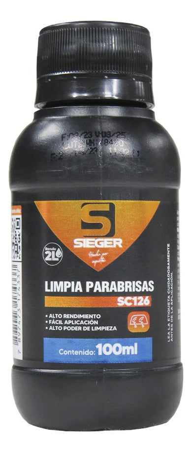 Limpia Parabrisas Sieger Sc126 100 Ml