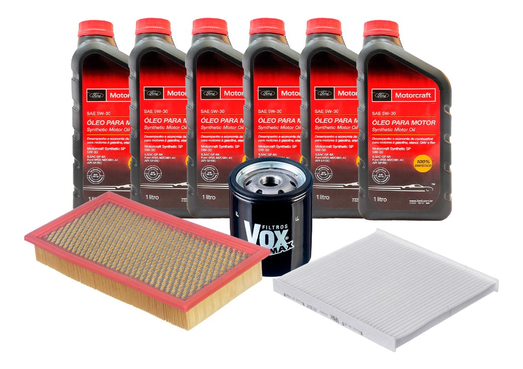 Kit Mantención Ford Edge 2.0 Ecoboost Aceite + Filtros