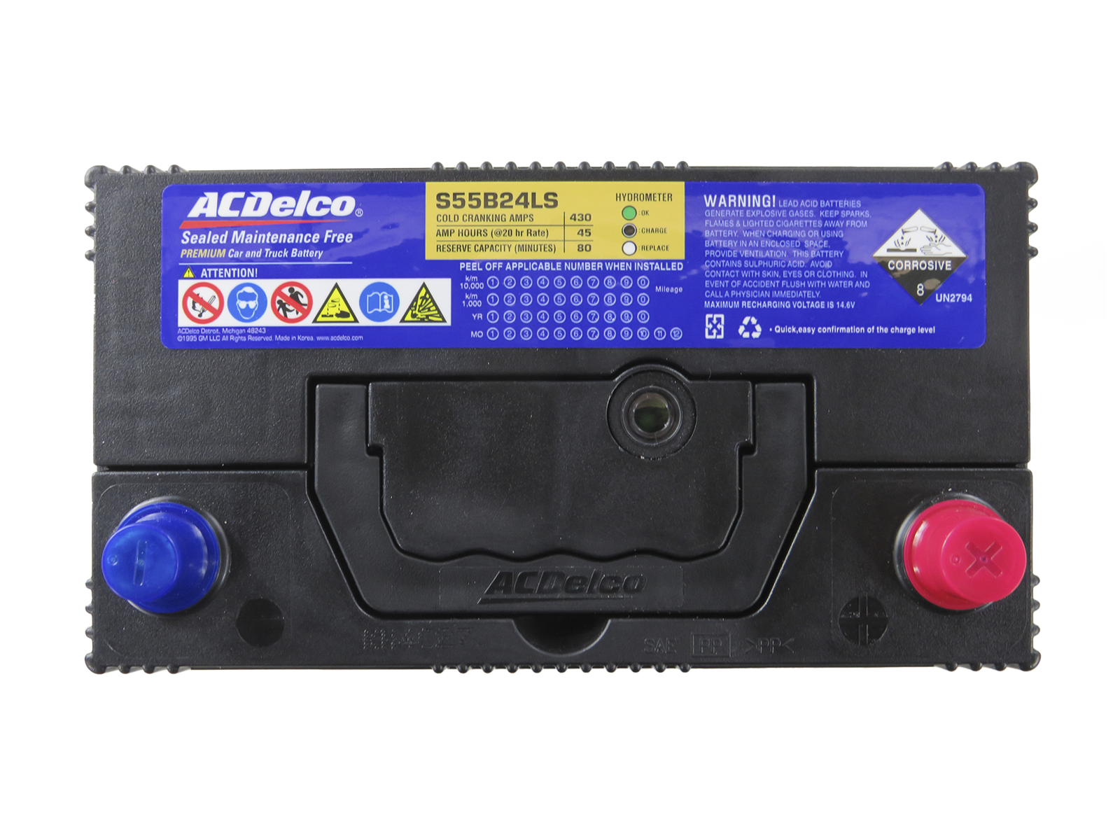 Bateria ACDelco 45AH TOYOTA URBAN CRUISER 2010 - 2012