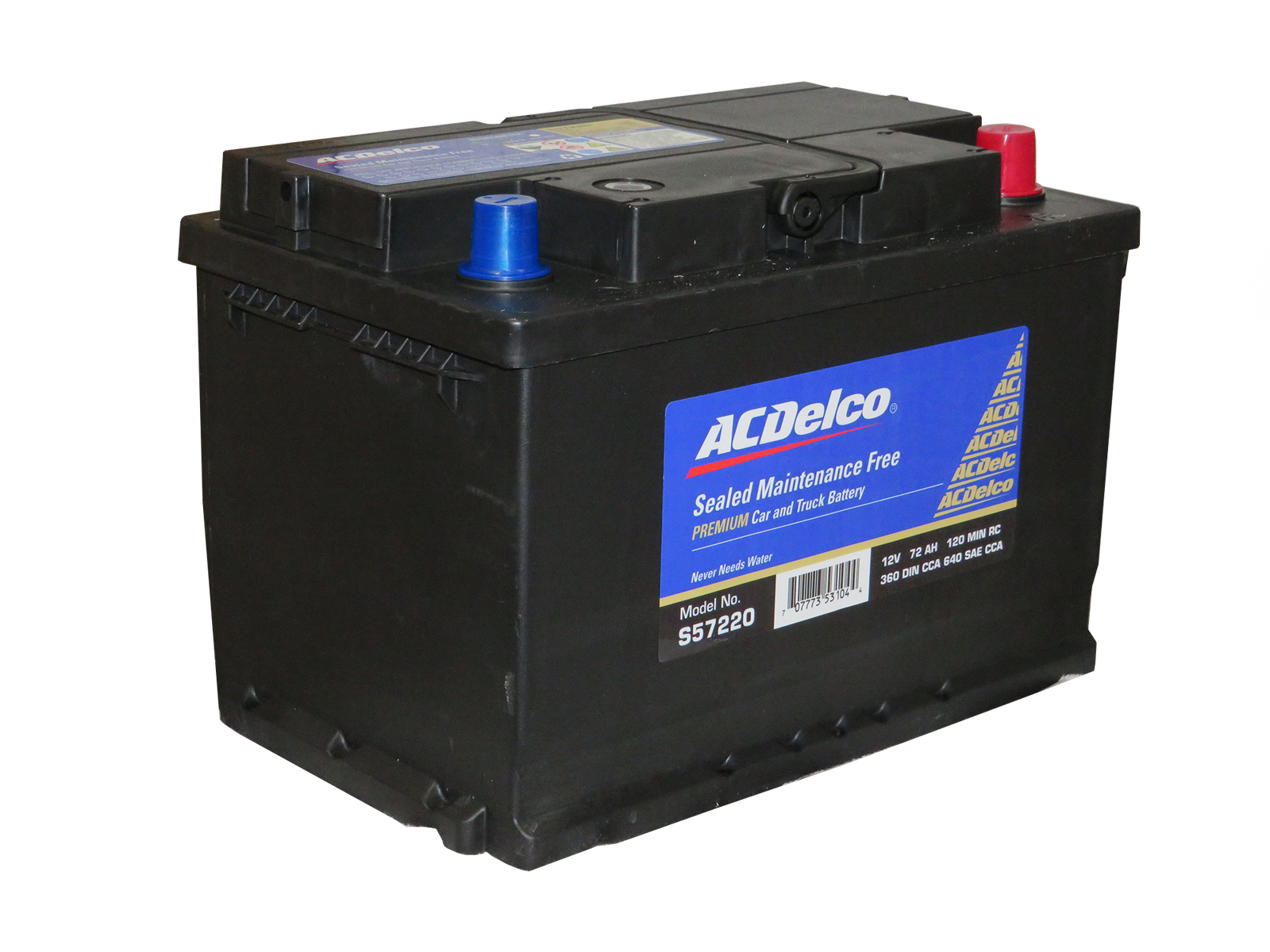 Bateria  72AH S57220 (+)DERECHO ACDELCO