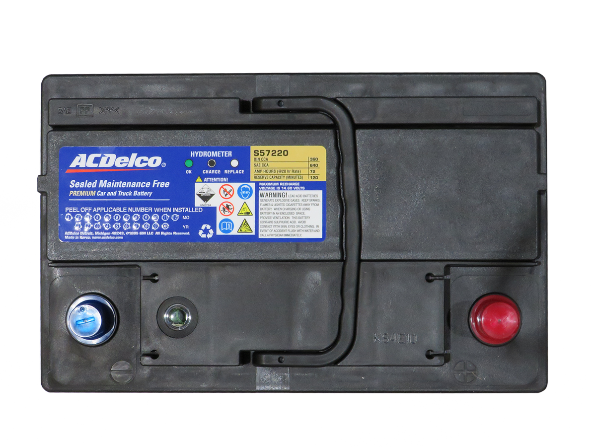 Bateria  72AH S57220 (+)DERECHO ACDELCO