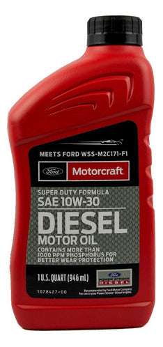 Aceite De Motor Diesel 10w30 Ford Motorcraft 946 Ml
