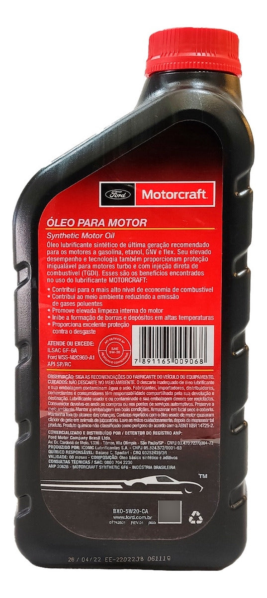 Kit Mantención Ford Escape 2.5 Aceite + Filtro Motorcraft