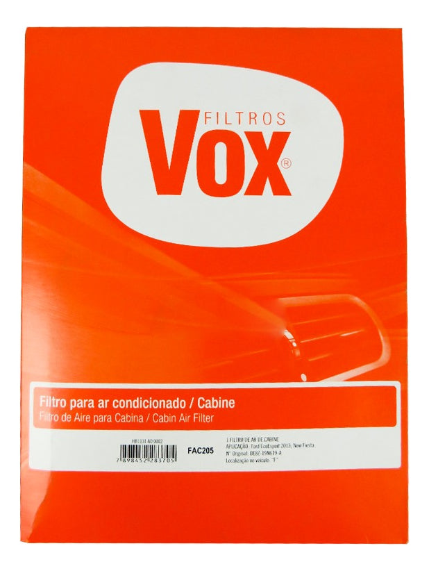 Filtro Polen Vox Ford Fiesta 1.5 2016--