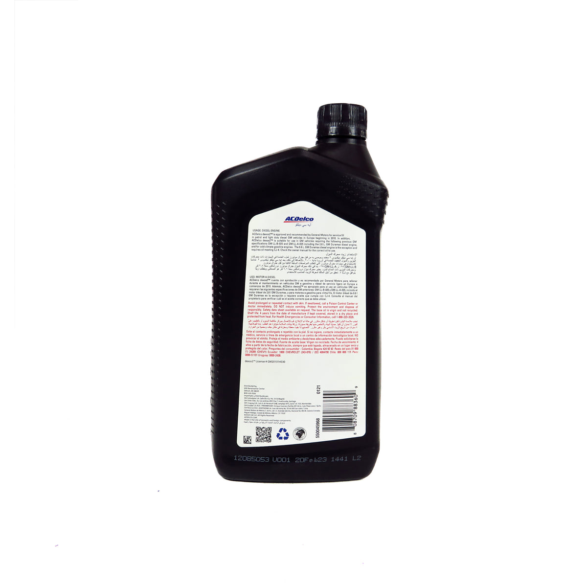 Aceite Motor ACDelco 5W30 Dexos 2 1L