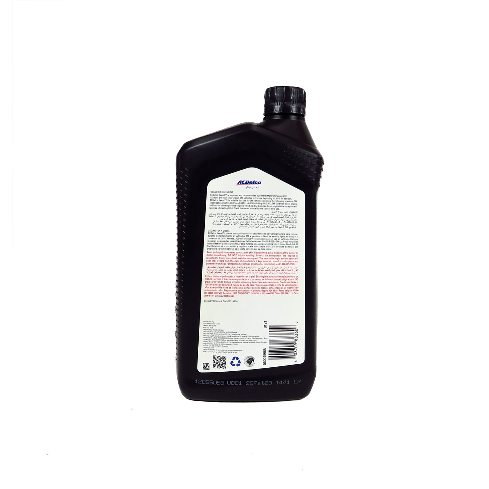 Aceite Motor ACDelco 5W30 Dexos 2 1L