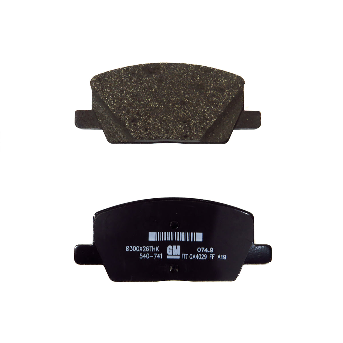 Kit Pastillas De Freno Delanteras Gm 42566753