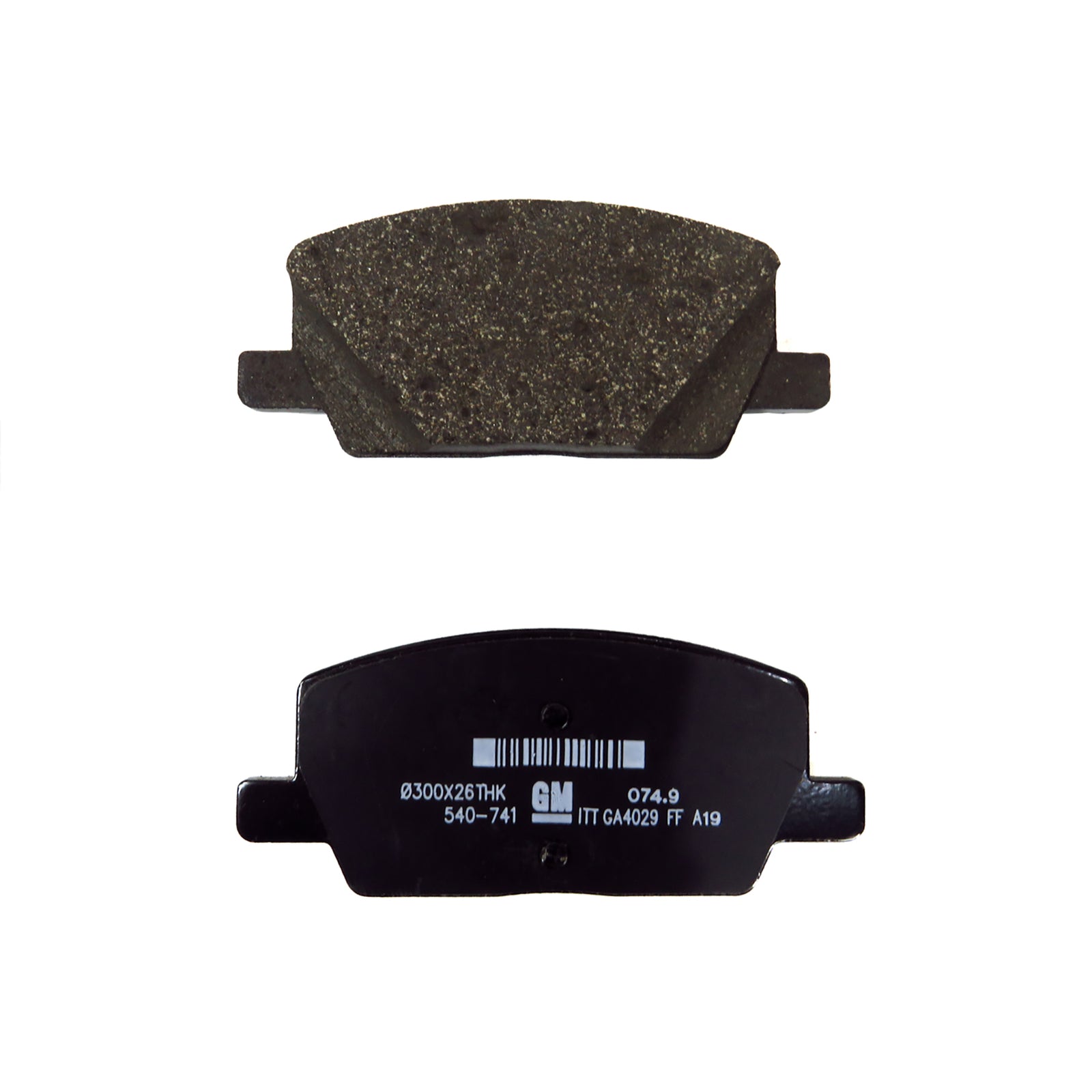Kit Pastillas De Freno Delanteras Gm 42566753