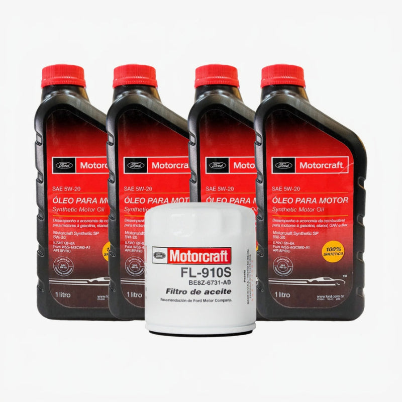 Kit Mantención Ford Fiesta 1.6 Aceite + Filtro Motorcraft