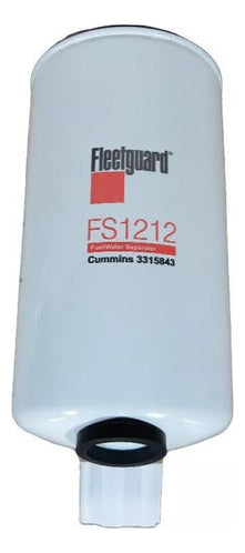 Filtro Decantador Separador Agua Sellado Fs1212 Fleetguard