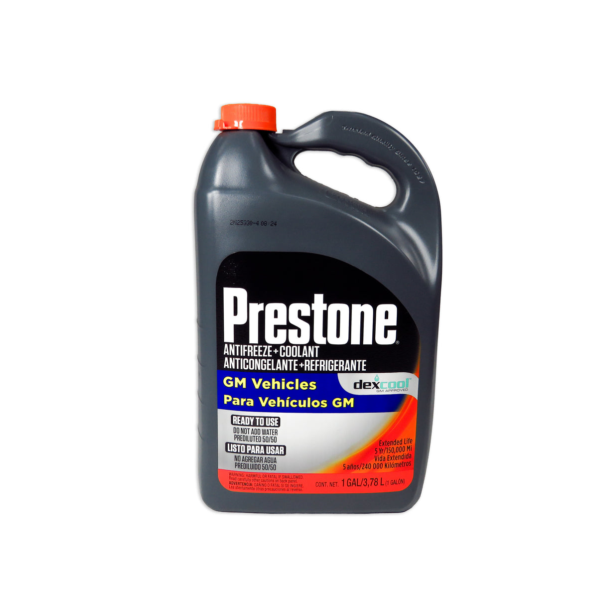 Coolant Prestone Dex-Cool 50/50 Naranja GM 3.78L Original
