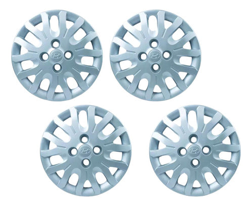 Juego 4 Tapas De Rueda Hyundai I10 1.1 Aro 14 2007-2010