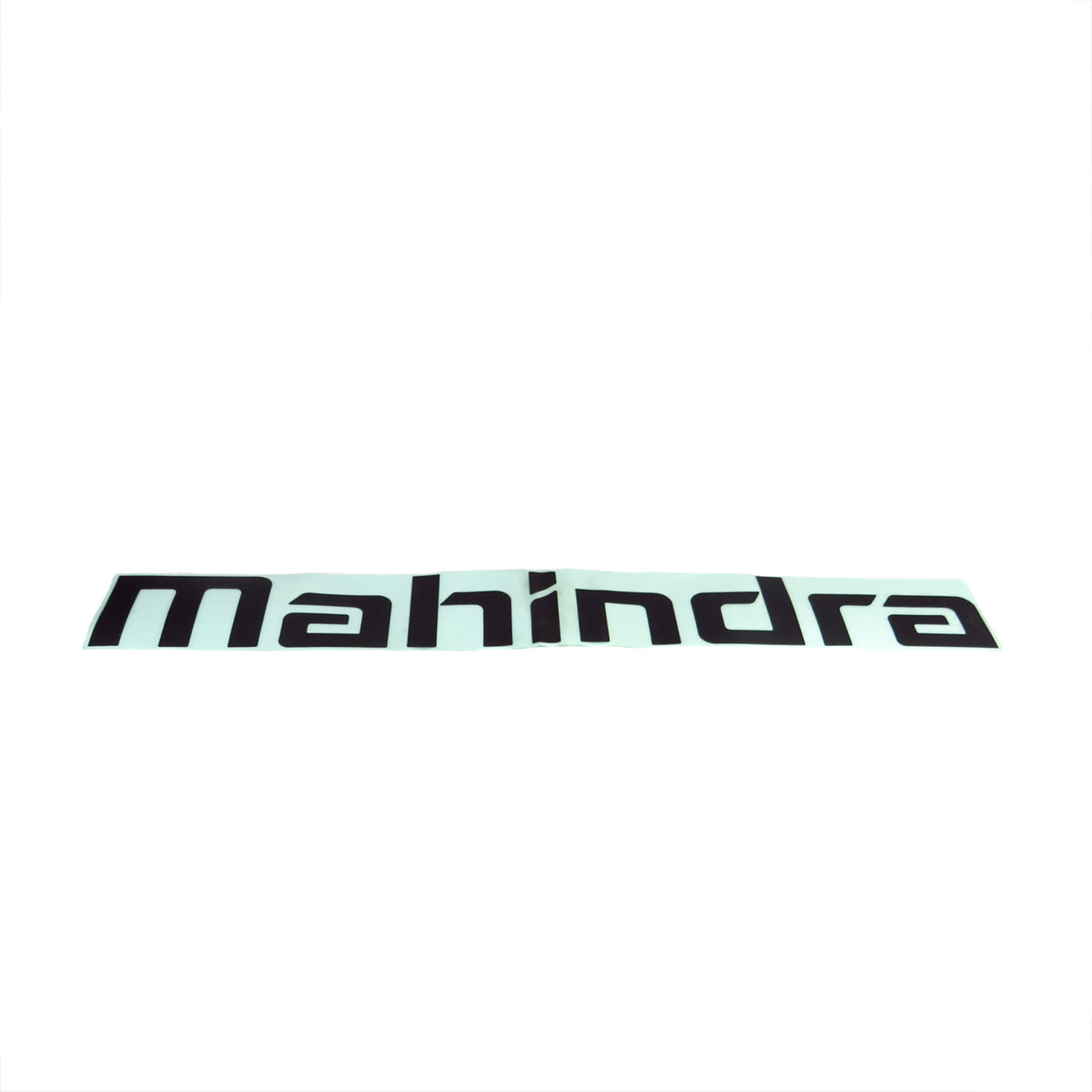 Adhesivo Portalón Logo Mahindra Pik Up 2013-2017 Color Negro