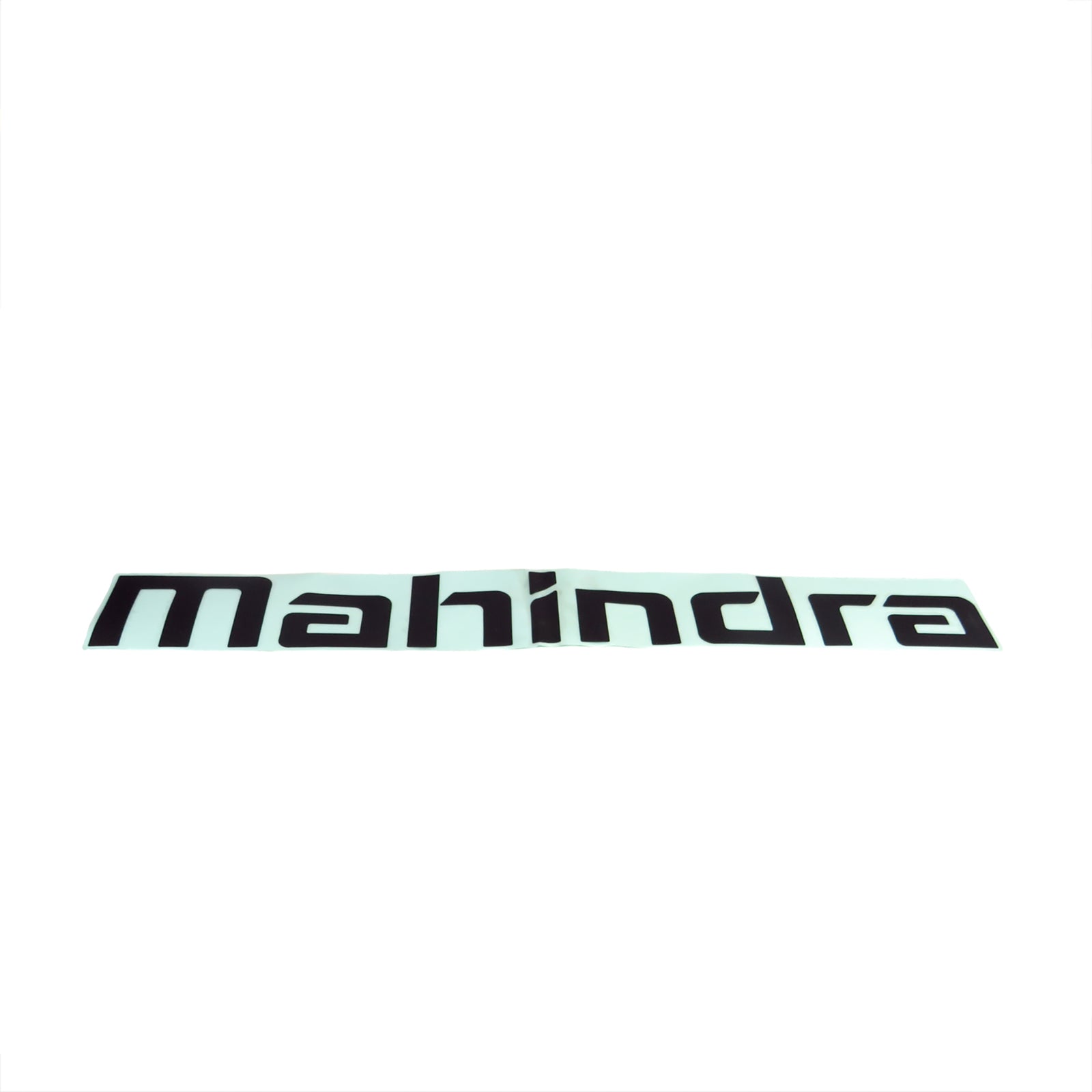 Adhesivo Portalón Logo Mahindra Pik Up 2013-2017 Color Negro