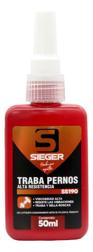 Traba Pernos De Alta Resistencia Sieger Ss190 50ml