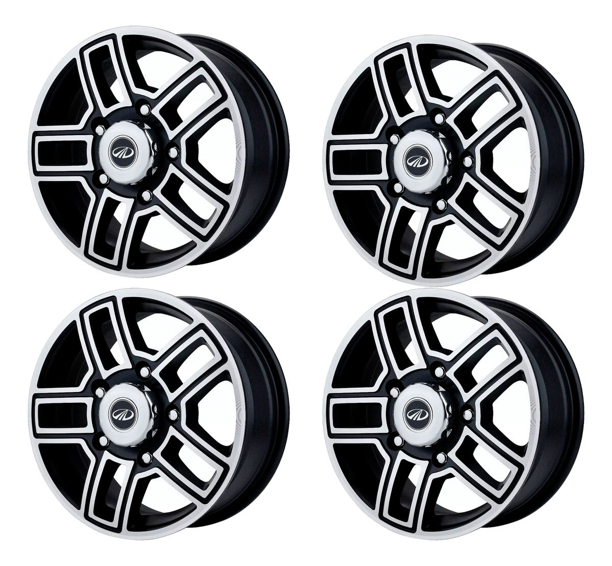 Juego Llantas Aleación Mahindra Pik Up Scorpio Aro 16 Orig.