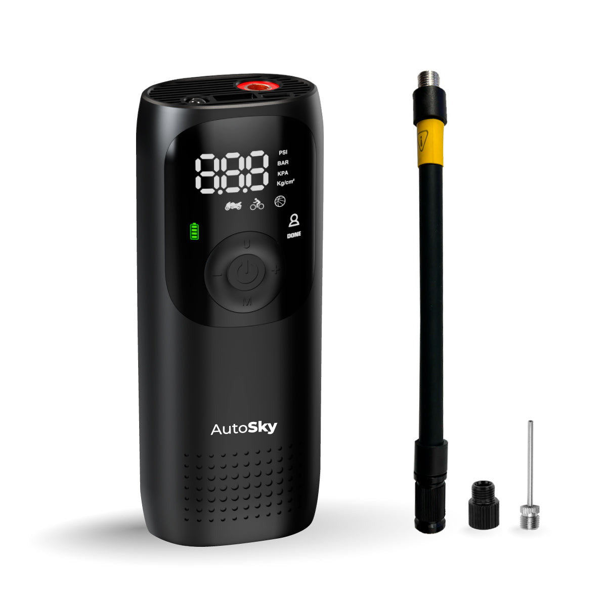 COMPRESOR DE AIRE PORTATIL AUTOSKY INFLADOR DIGITAL
