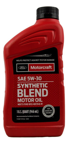 Aceite Motor 5w30 Ford Motorcraft 946 Ml