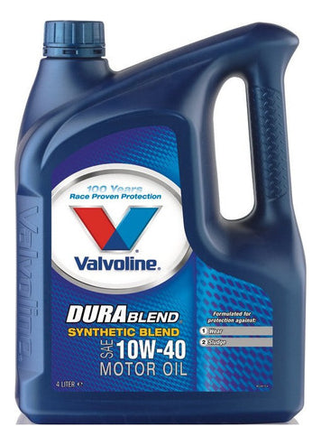 Aceite 10w40 Valvoline Durablend Api Sn Acea A3/b4 4 Litros