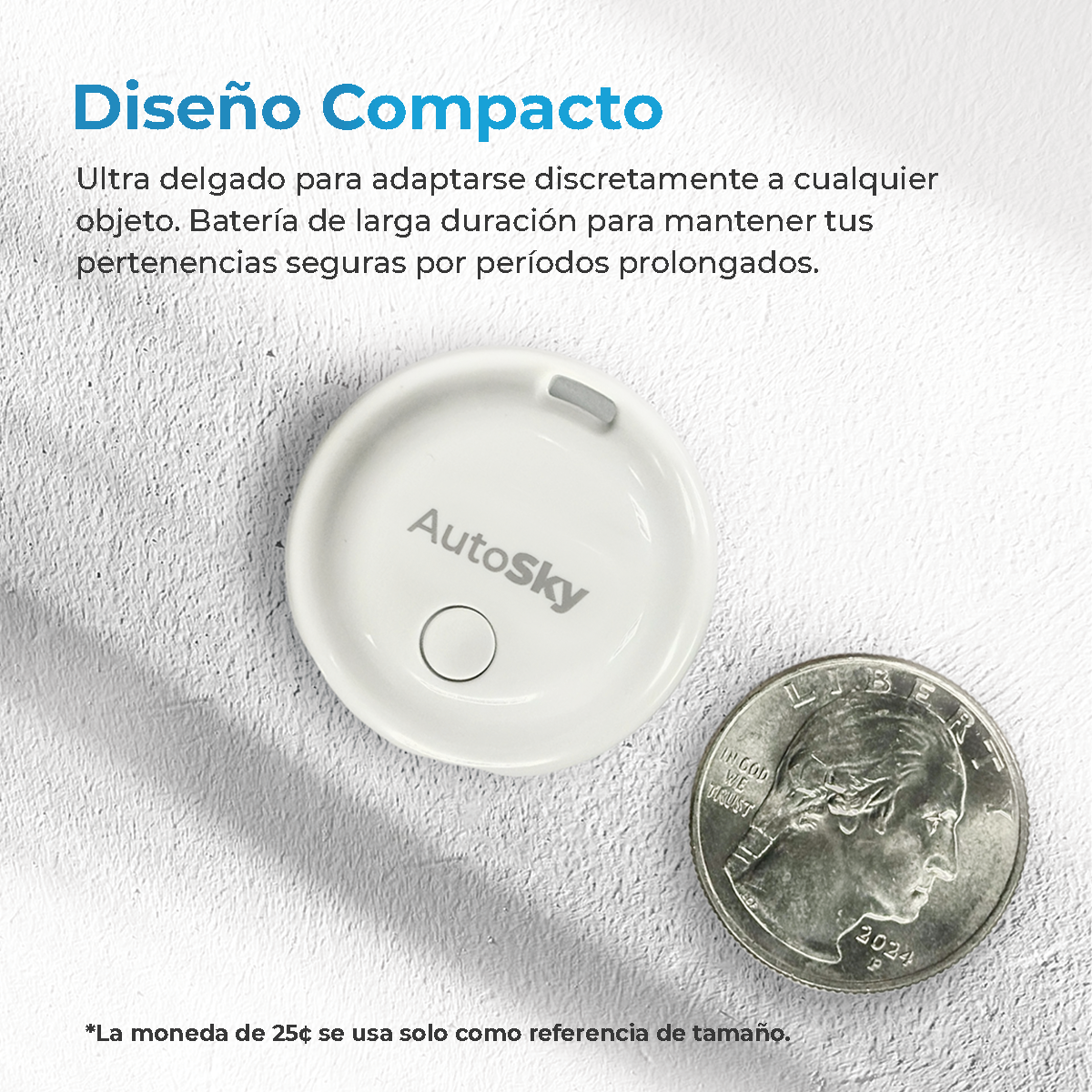 PACK 2 LOCALIZADORES AUTOSKY FIND MY TRACKER APPLE