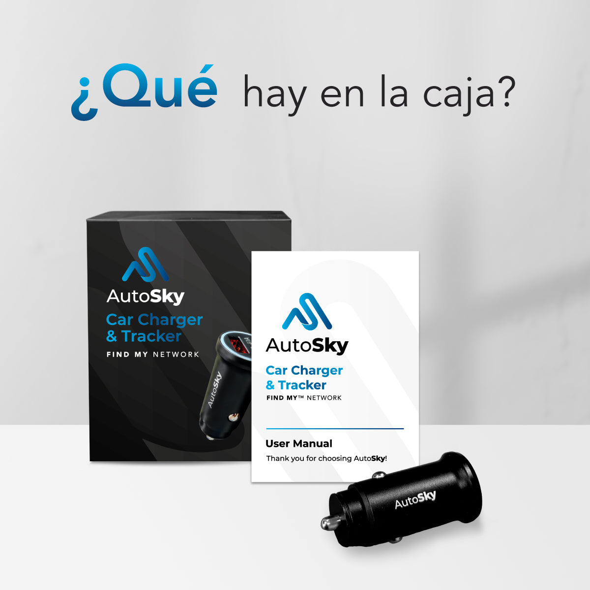 CARGADOR AUTO CON GPS TRACKER INTEGRADO APPLE FIND MY