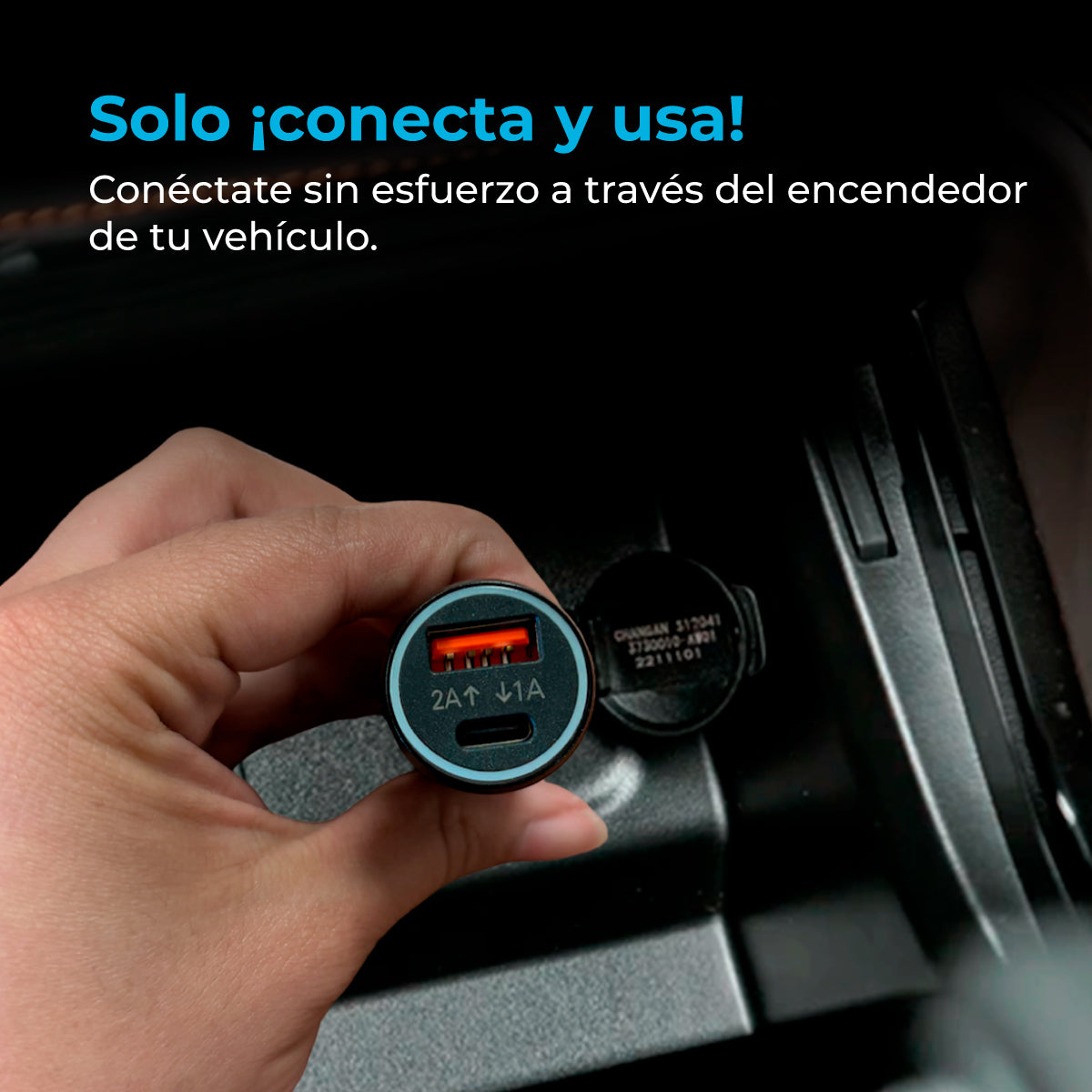 CARGADOR AUTO CON GPS TRACKER INTEGRADO APPLE FIND MY