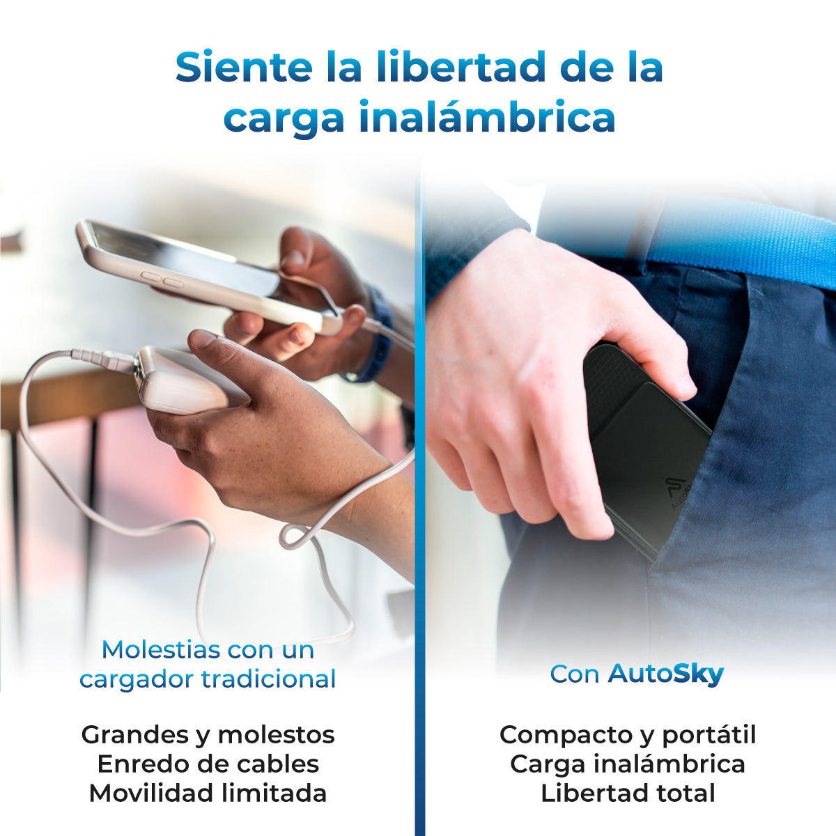 BATERIA MAGNETICA POWER BANK AUTOSKY 5000MAH MAGSAFE