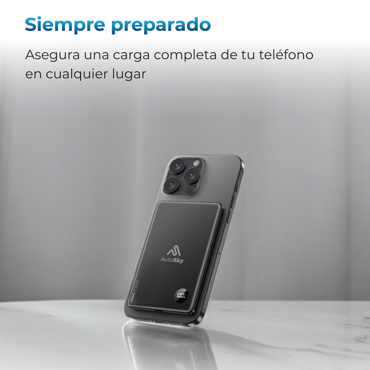 BATERIA MAGNETICA POWER BANK AUTOSKY 5000MAH MAGSAFE