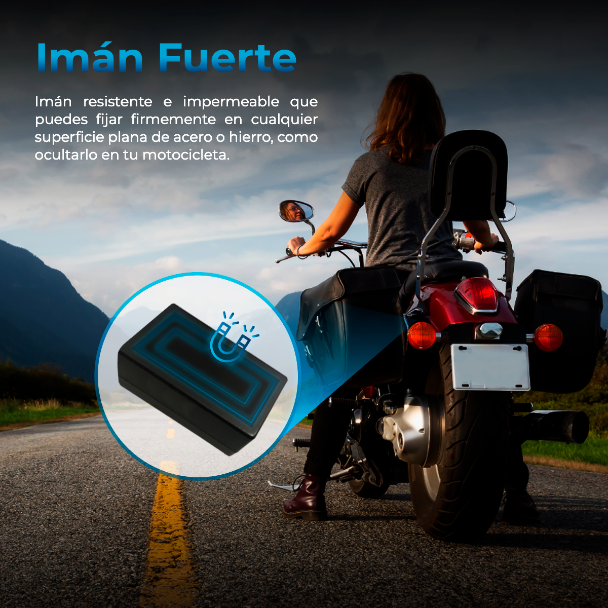 RASTREADOR GPS PORTATIL MEDIANO AUTOSKY CON BOTON SOS