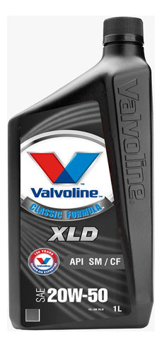 Aceite Motor 20w50 Valvoline Api Sm Xld Plus 1 Litro