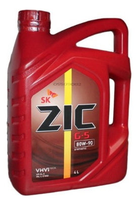 Aceite Transmisión Manual Zic 80w90 Gl5 4 Litros