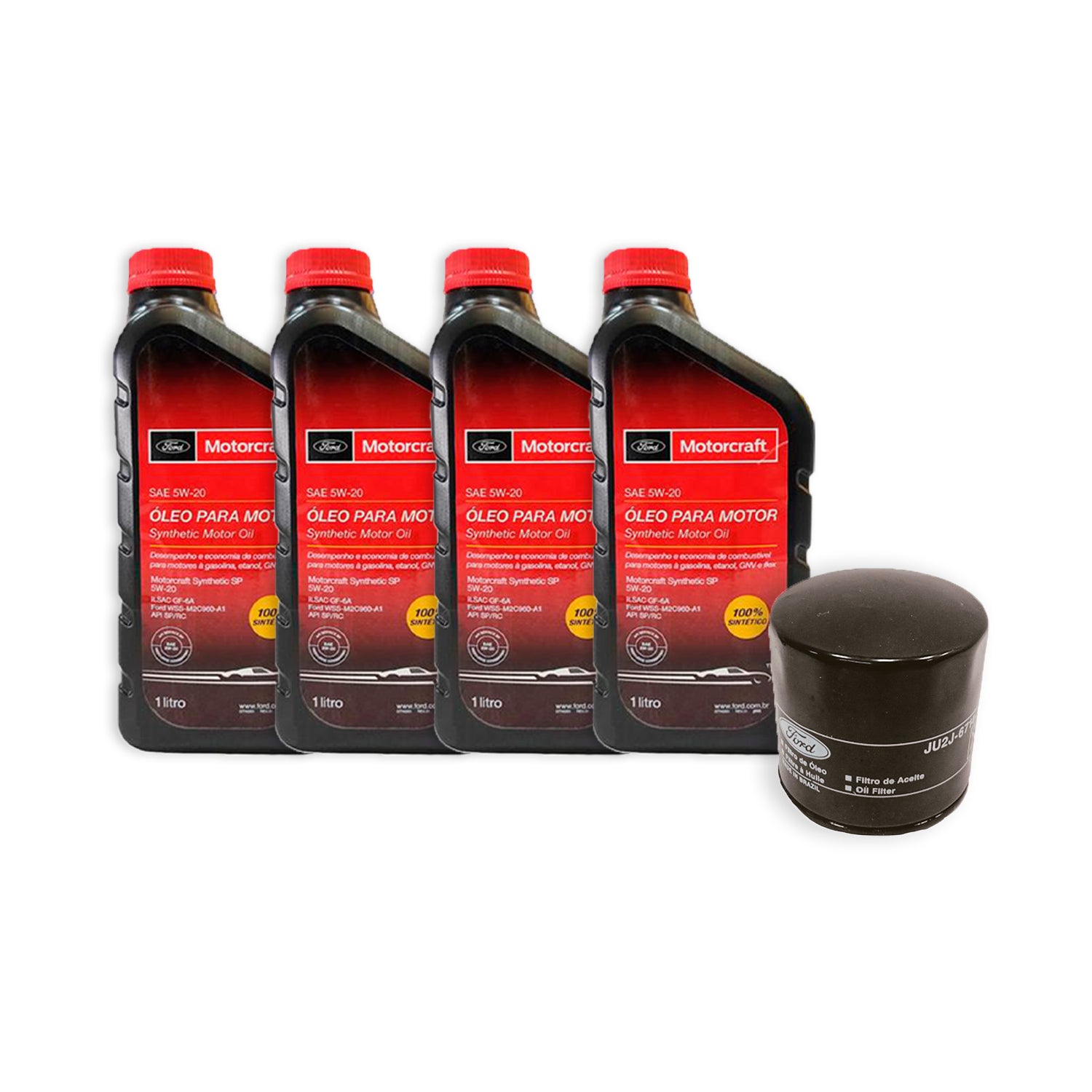 Kit mantencion Ford Ecosport 1.5 5w20Semi+Filtros(Ac)