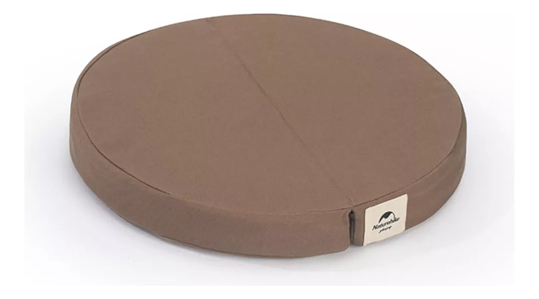 Cojin Plegable Camping De Fibra De Aire 3d Naturehike Café