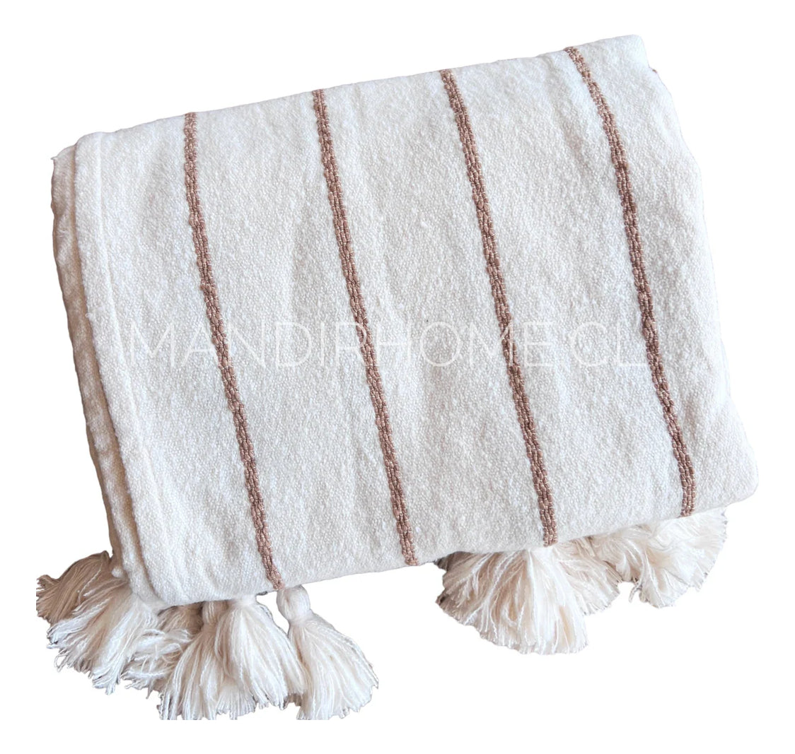 Manta De Lana Multifuncional Para Exterior Diseño Geométrico