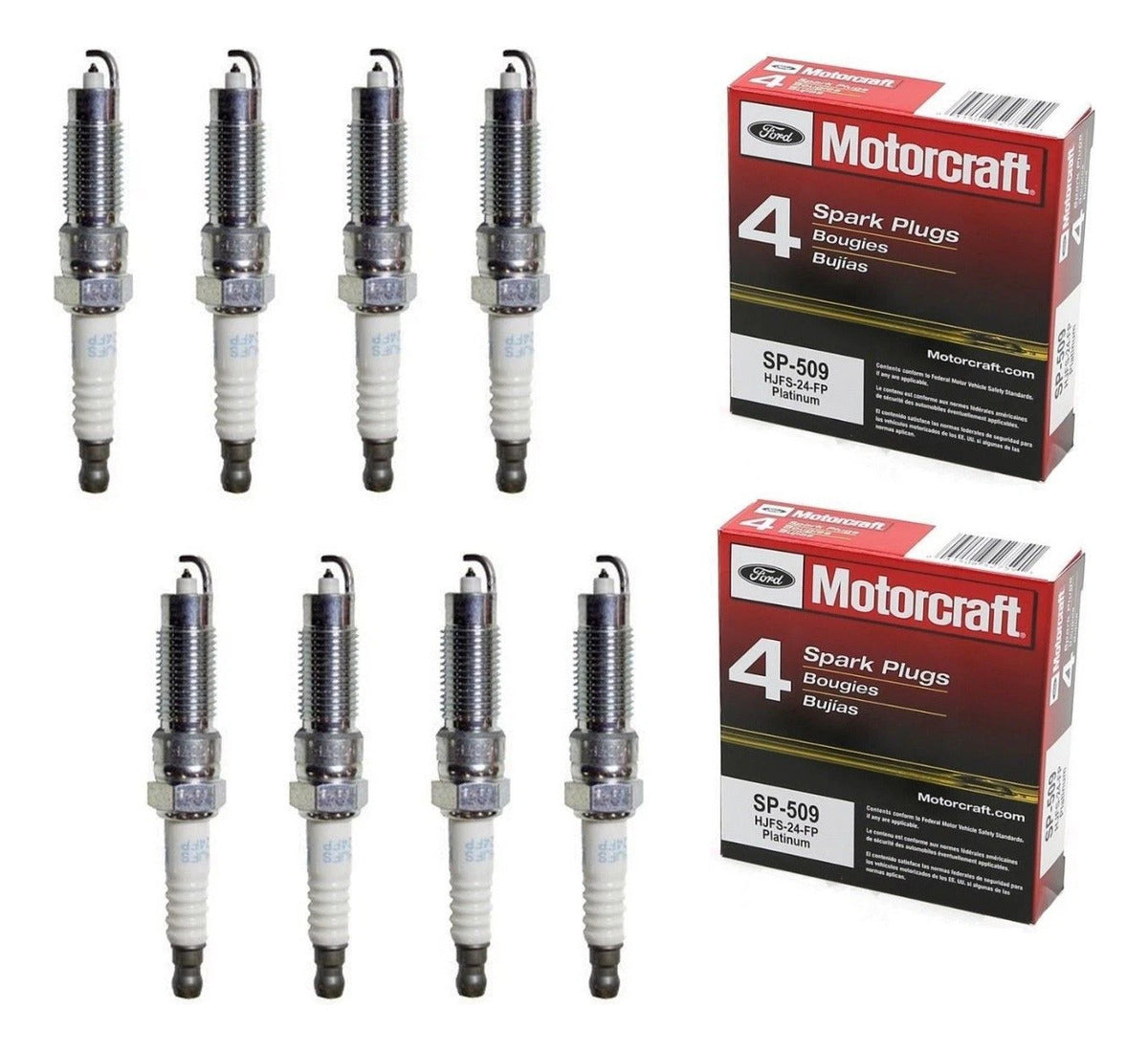 Juego 8 Bujias Ford F150 5.0 2010-2014